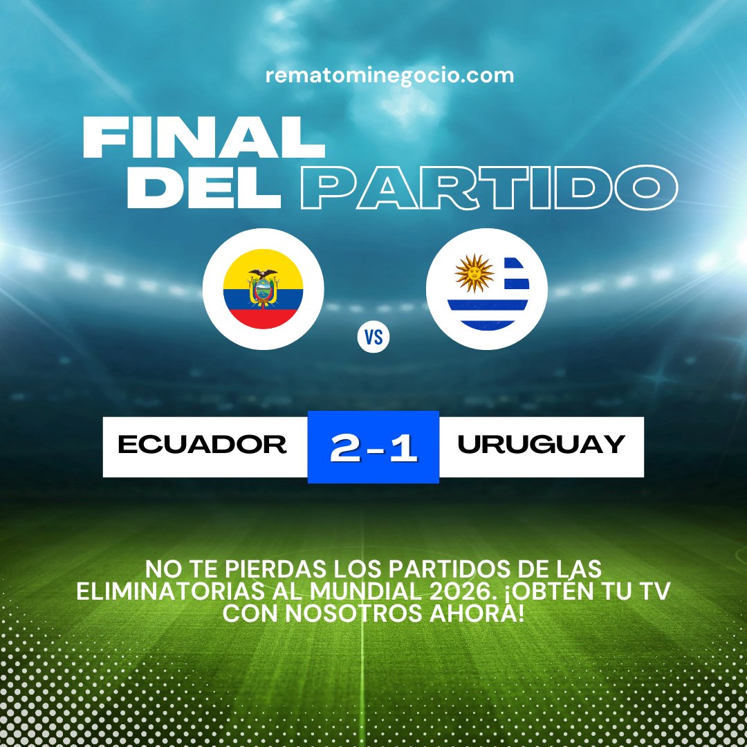 mi_remato's tweet photo. No te pierdas los partidos de las eliminatorias al Mundial 2026. ¡Obtén tu TV con nosotros ahora!
💥Tenemos TV's de calidad a un precio accesible 💥

Visítanos en nuestra tienda online
➡ https://t.co/arxySSXfEn 🛍🛒

#rematominegocio🔝 #aprovecha #tecnología #calidad https://t.co/GKLsadiZkM