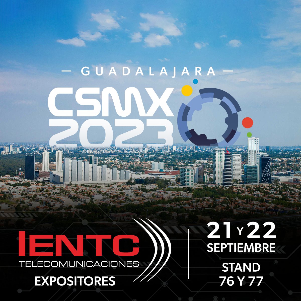 IENTC se une al Convergencia Show 2023, cuyo principal objetivo es generar un ambiente de negocios a través de un espacio para dar a conocer productos y servicios TIC´s para la industria de servicios tecnológicos.
¡No te lo pierdas!

#IENTC #ConvergenciaShow #Telecomunicaciones