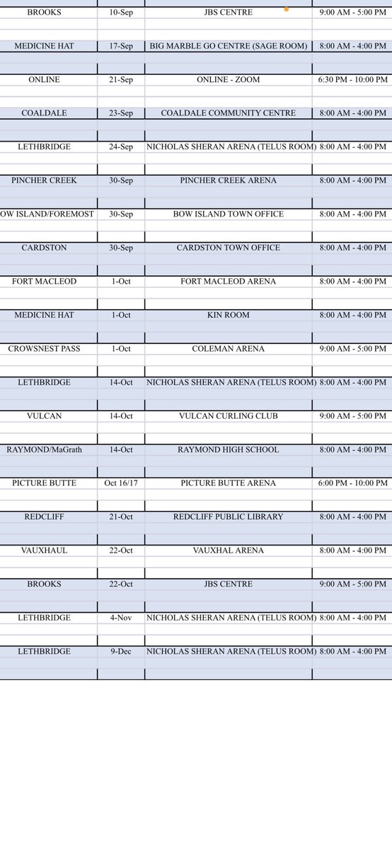 First weekend of clinic season in the books.  Lots of options out there.  Go to hockey Alberta website to register.