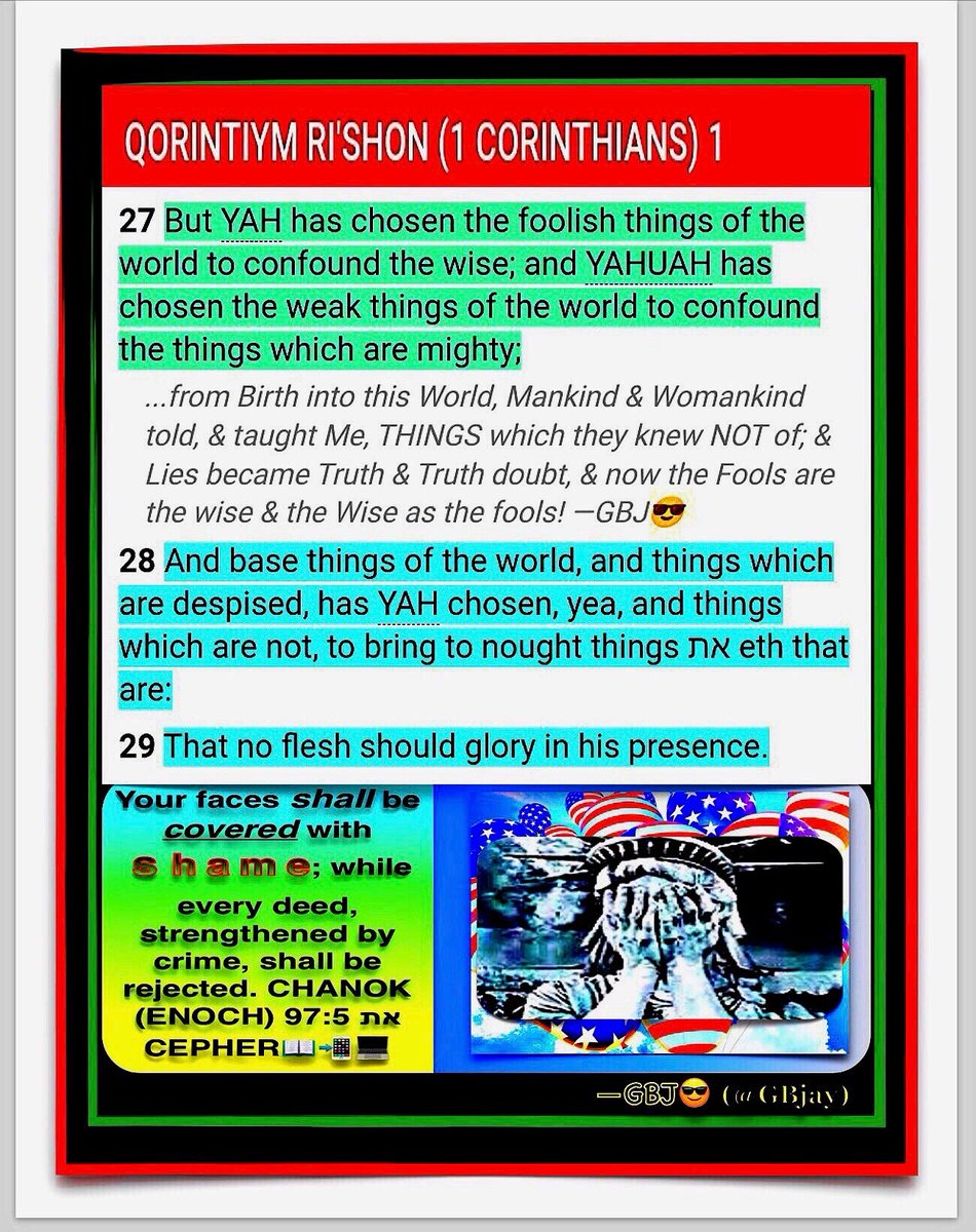 gbjay's tweet image. 🗿tinyurl.com/mrw7xpja ... #Governments #Theists #Ayatollahs #Pope's #Teachers ,ALL #Self #Proclaimed #Leaders use t/ #Art of #inveigle #Mass #Deception #CLEVERLY #called #Shadowban #Censorship hiding #Truth from t/ 99.3/4% @TeeLee701😏!   ---GBJ😎  #KTC #APTTMH #MHOE #YAH ↩️