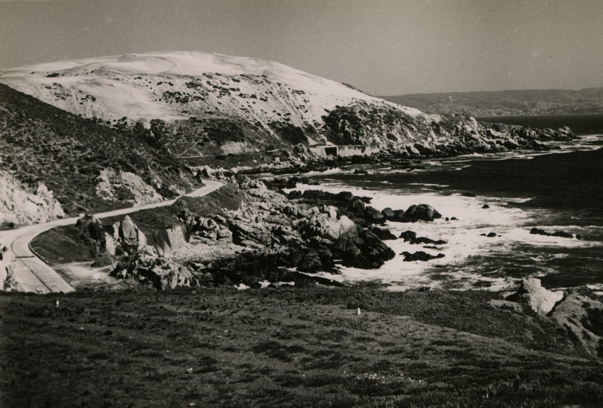 Así fue el campo dunar de la Punta de Concón, situado en el camino costero que une esta localidad con Viña del Mar.