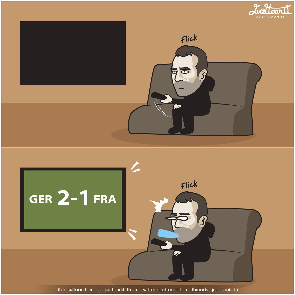 Justtoonit1's tweet photo. Germany 2-1 France
Germany FC after Hansi Flick 1 game 😐
ทีมชาติเยอรมันหลังปลด ฮานซี่ ฟลิก  😐
#GermanyFC #GermanyvsFrance https://t.co/kPt0RK0LcU