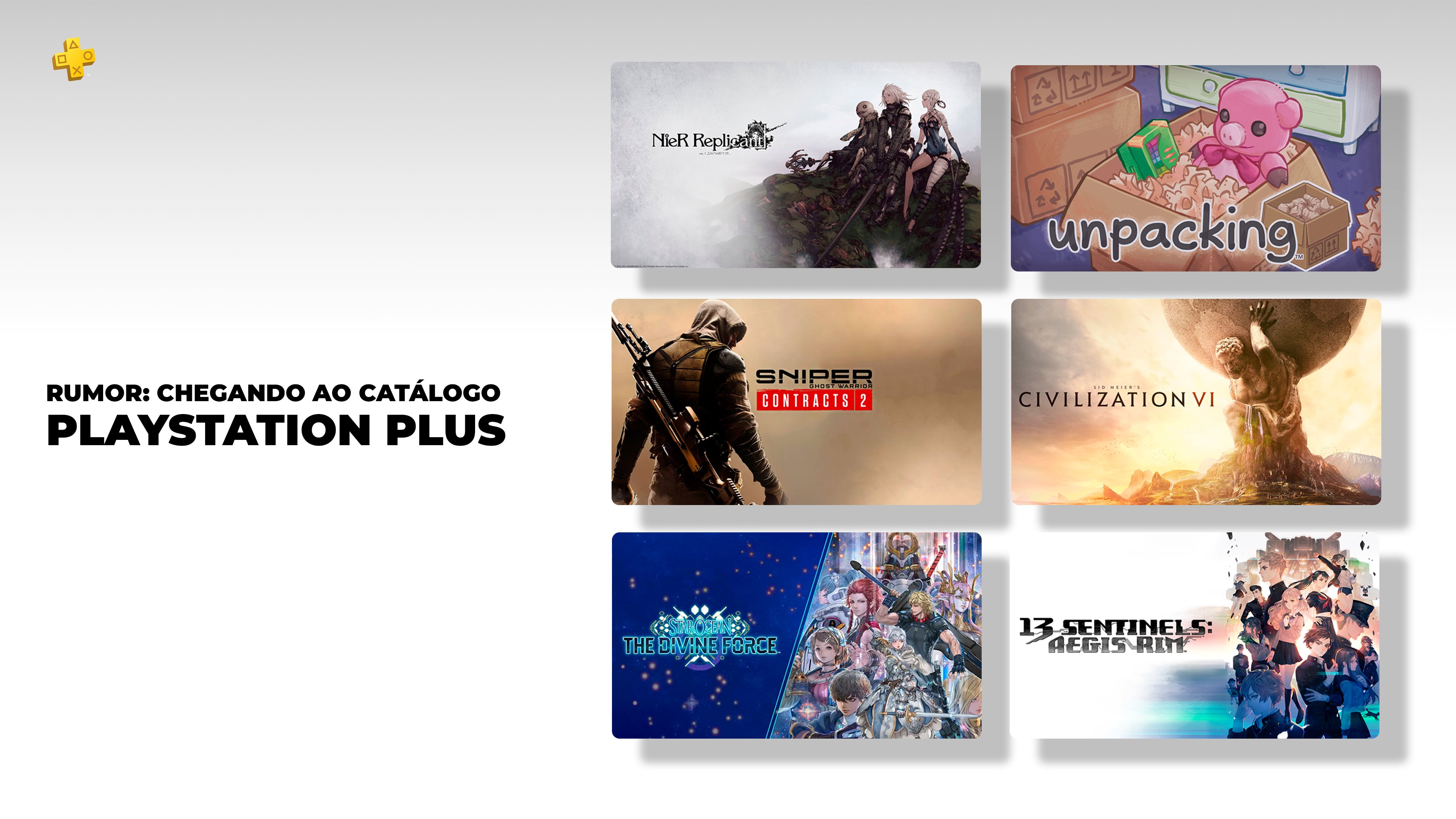 Vitor on X: 🚨🚨 URGENTE: 4 jogos do catálogo do PlayStation Plus