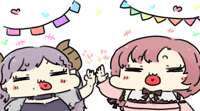 #みんなでデフォルメ絵をあげて幸せな気分になろう