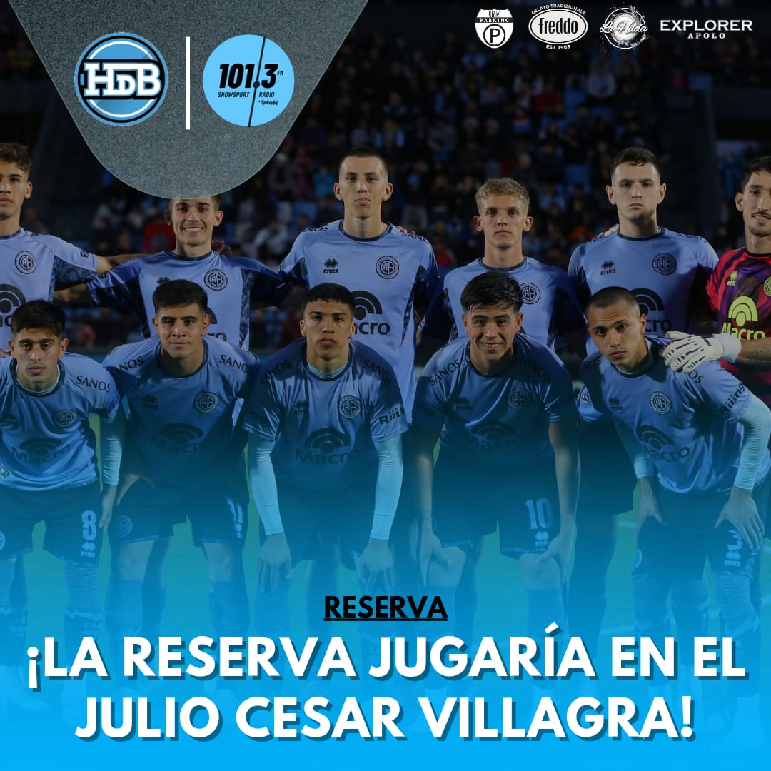 #Belgrano | ¿EL CLÁSICO? SERÍA EN CASA 

😍 La Reserva "Pirata" recibiría a Talleres en el Gigante de Alberdi. 

⚽️ El clásico se jugaría el Viernes 22/9 a las 19:00. 

➡️ Se modificaría el día y horario para el duelo. Se ultiman detalles. 

👉 El partido está pactado para el
