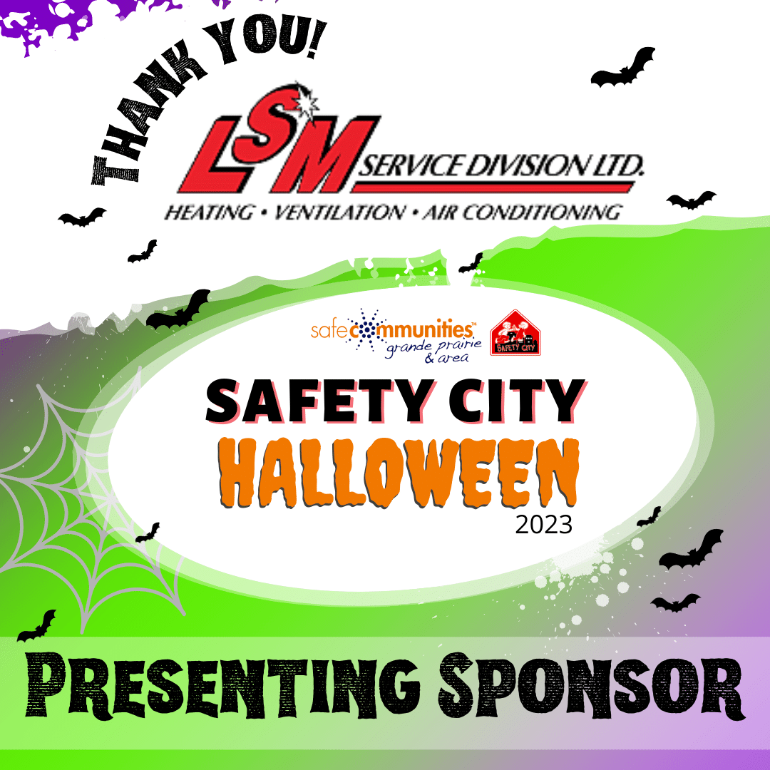 GPSafeCommunity's tweet image. Sending a huge Thank you to...
LSM Service Division Ltd. for becoming the Presenting Sponsor for Safety City Halloween 2023!