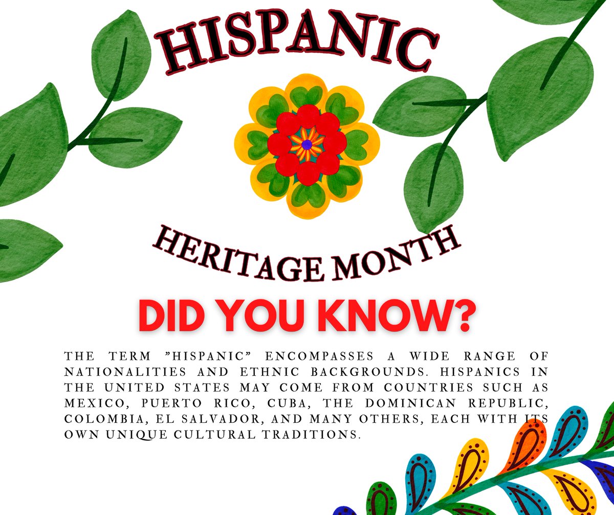 #hispanicheritagemonth #uthsccyaw #socialawareness