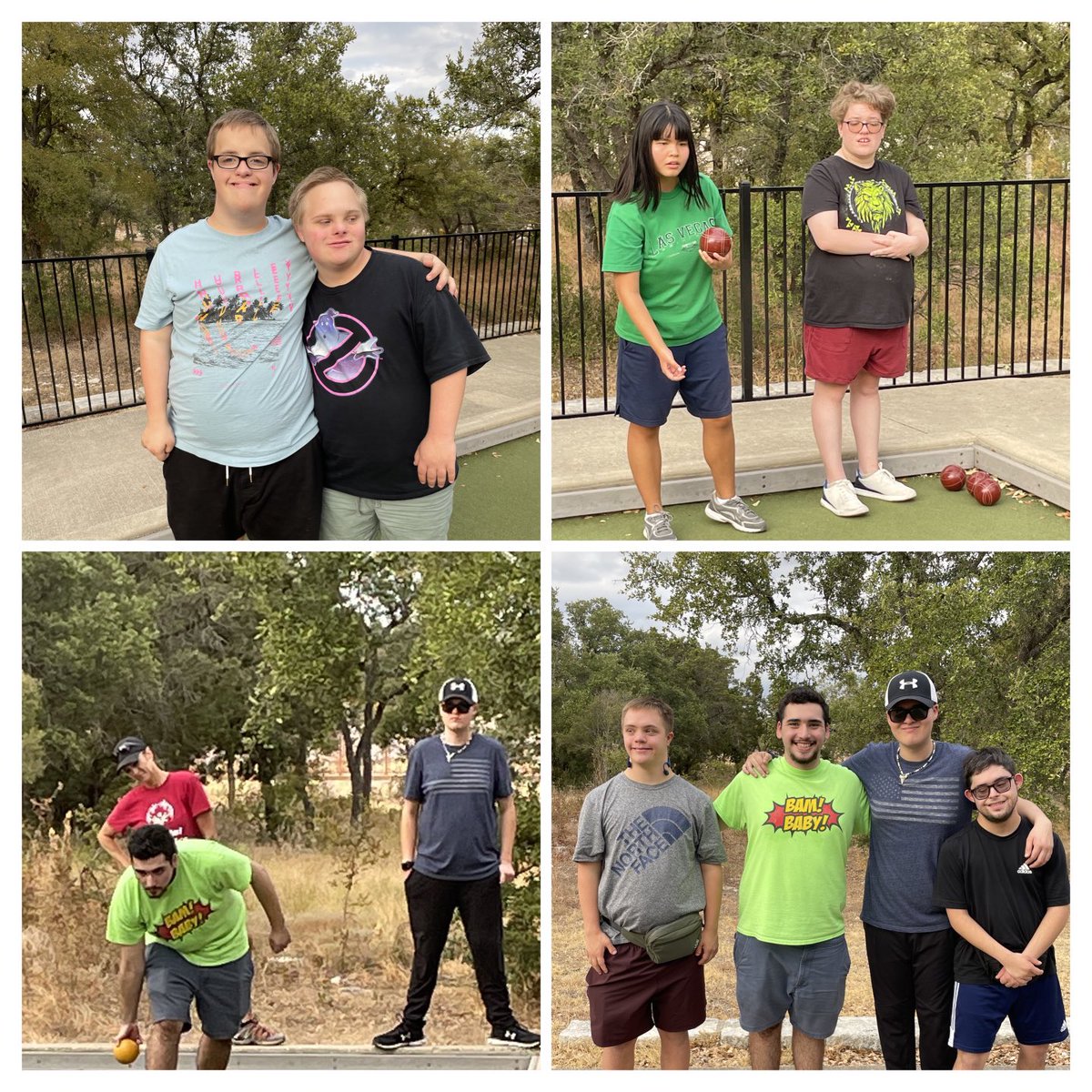Thankful for overcast skies and “cooler” temps! These Lazers have been practicing since early August and are ready for Bocce competition! #1LISD