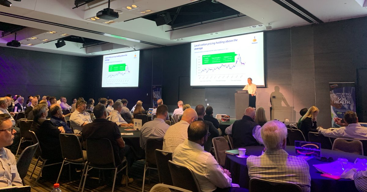 RaboResearch Analyst, @victor_agri had the opportunity to present this morning at the Fertilizer Australia Conference in Adelaide.

You can listen to Vitor's latest podcast on the 2023/24 Australian Fertiliser Outlook 👇

spkl.io/60194lWoR
@Fertilizer56655 @Fertcare_au