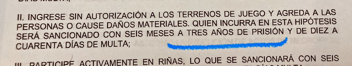En Nuevo León, a la mujer que aborta -así se trate de un producto de ocho meses- le sancionan con 1 año de prisión. 👶💉🩸

Pero si entras a un campo de juego a agredir a un futbolista te dan 3 años de cárcel. ⚽️🥅