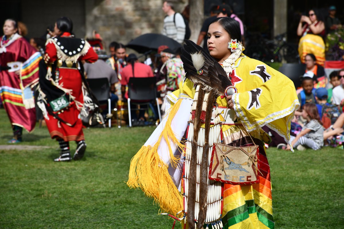 Ceremony and culture are integral to wellness. It was a beautiful day full of joy, laughter and good medicine at Revitalizing the Circle: Welcome back Powwow and Métis Dance Celebration at USask today. #USask #powwow #FirstNations #Métis #jigging #drumming #fiddling #treaty6