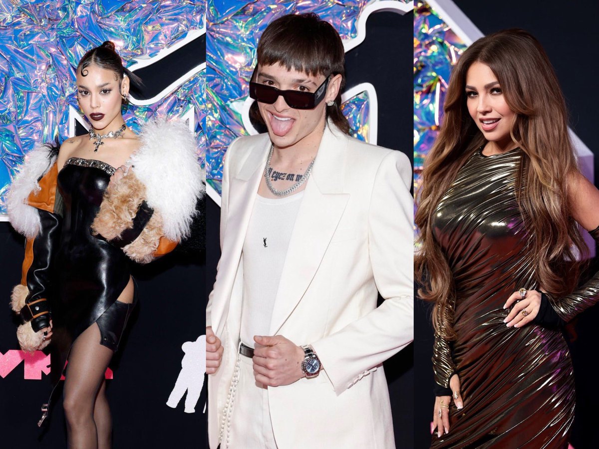 DANNA_Today's tweet photo. Danna Paola, Peso Pluma y Thalía resaltan ésta noche como los únicos cantantes mexicanos invitados a los #VMA éste año. https://t.co/VyPauc3lj8