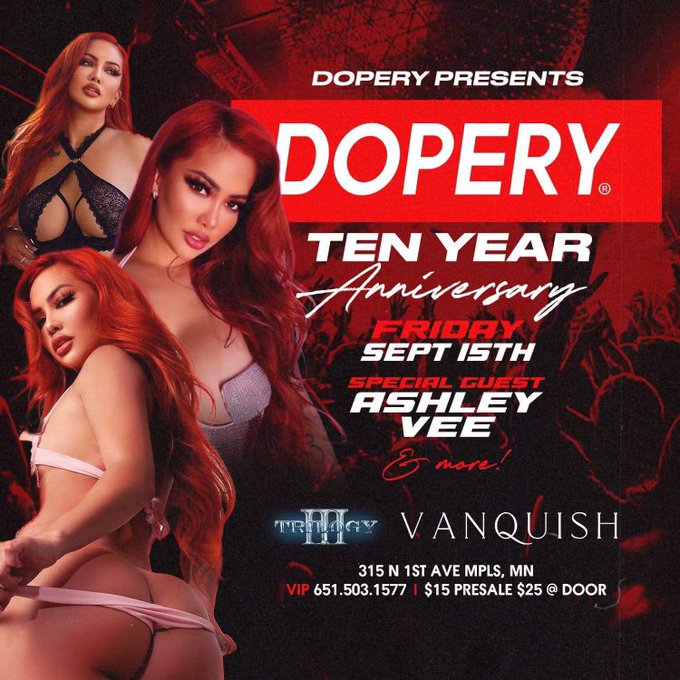 Minneapolis! Excited to be back celebrating Dopery&rsquo;s 10 Year Anniversary this Friday Sept 15th!!  Car<a href="/tag/parkskitchensf"class="tags"><span>#parkskitchensf</span></a>