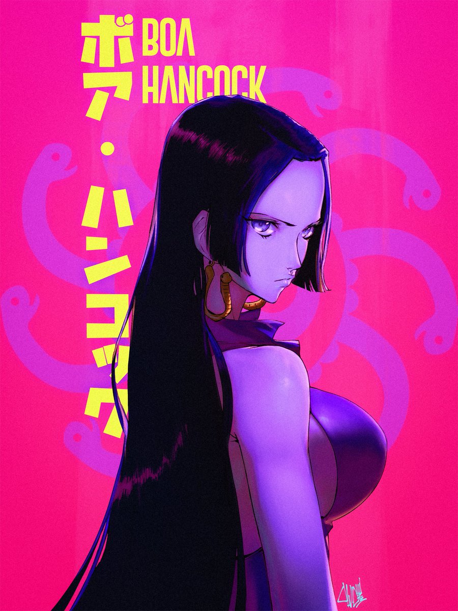 ボア・ハンコック 「You've upset the Pirate Empress   #OnePi」|D.のイラスト