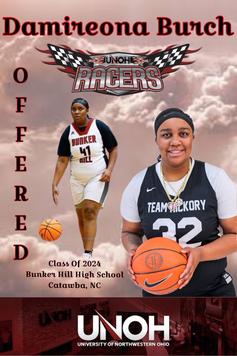 Congratulations to @TheyadoreMire (Damireona Burch) on receiving her first offer from The University of Northwestern Ohio. Just the first of many to come. @TeamHickory, @UNOHRacers