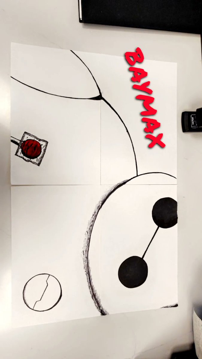 TimVsTheWorld's tweet photo. Unfinished BAYMAX! sketch https://t.co/0xb5wQIqvf
