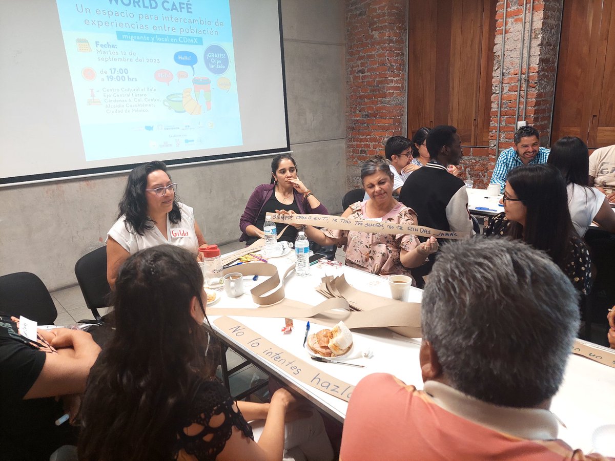 SinFronterasIAP's tweet photo. 🙌 Seguimos haciendo comunidad en @ElRuleOficial en esta #WelcomingWeek 🌎🌍🌏 Hoy hemos conversado sobre nuestra comida favorita, nuestros sueños y las cosas que nos unen 🤝 https://t.co/CYUE2sHCLc
