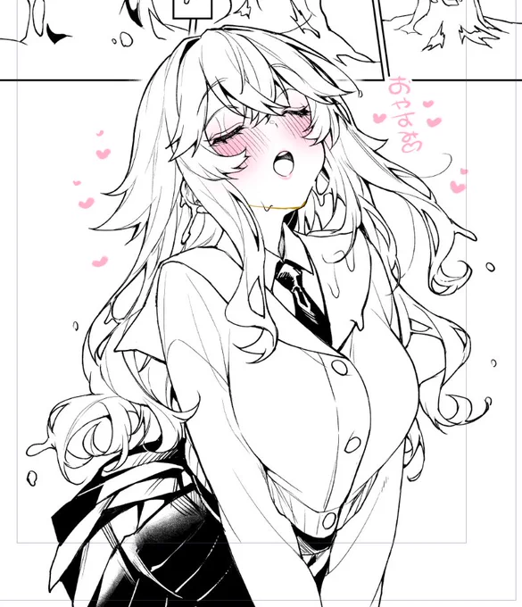 今日は下書き～線画まで4ページ分進めたっ
頑張ったのでおやすみなさい～!🌙 