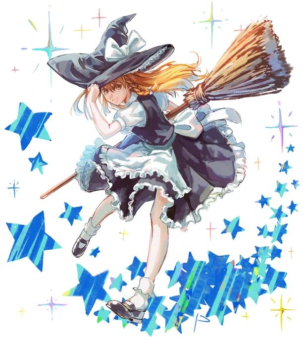 #東方Project #絵チャ #魔理沙 