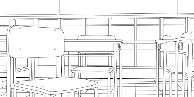 最近背景描くのが楽しくて