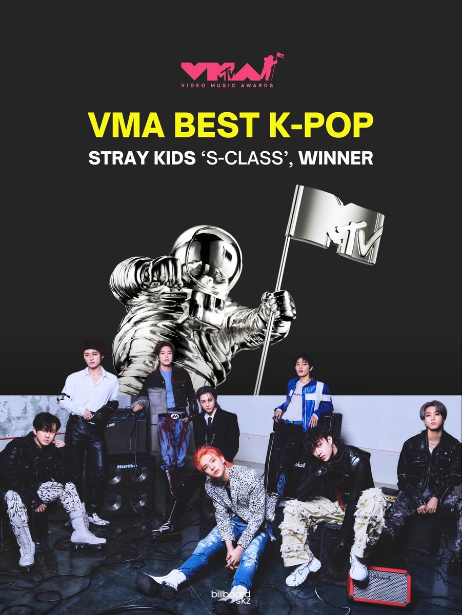 STRAY KIDS ES EL GANADOR DE VMA BEST KPOP