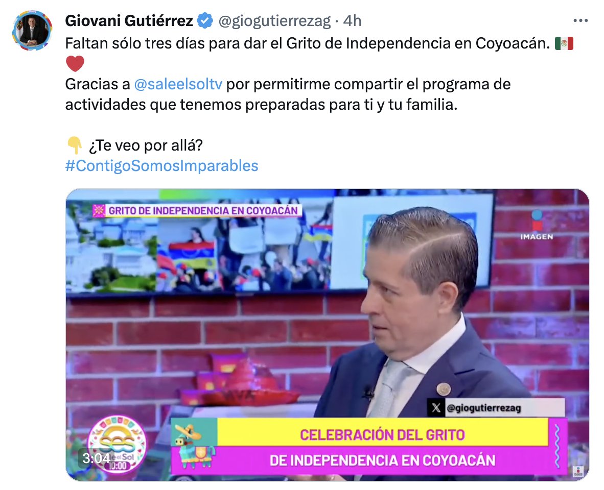 Otro alcalde que cree que "publicitarse" es gobernar!! Ojalá ya se termine este periodo y no volvamos a saber más de Gio ni de su runfla de funcionarios vende-espacio público 😠😠