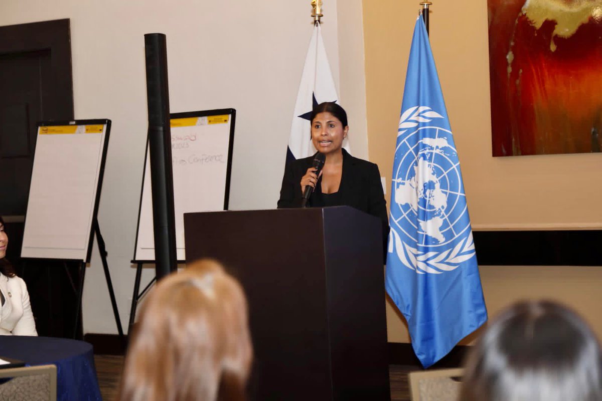 PNUDPanama's tweet photo. For three days #Panama stands out as the platform for the Latin American and Caribbean Regional Dialogue on #Biodiversity Financing.
@UNDPbiofin is an initiative led by @UNDP and the European Union  #SDG #FinanceForBiodiversity
@sacasa_u https://t.co/DTXTqeMG8N
