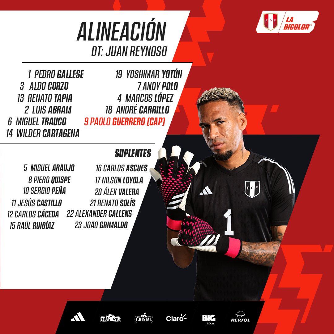 SeleccionPeru's tweet photo. https://t.co/FV0AF3HdUF