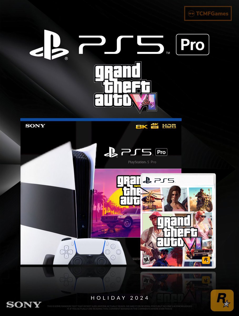 TCMFGames on X: New PS5 PRO report Update : ✓ Called Project