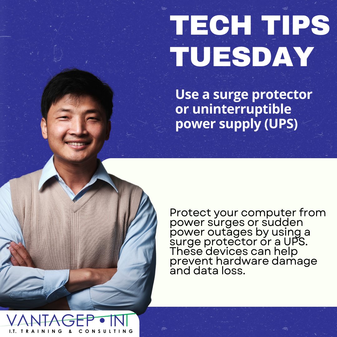 VantagePointITC's tweet photo. #techtipstuesdays #windows #surgeprotector #vpitc https://t.co/3PHIT4JsSJ