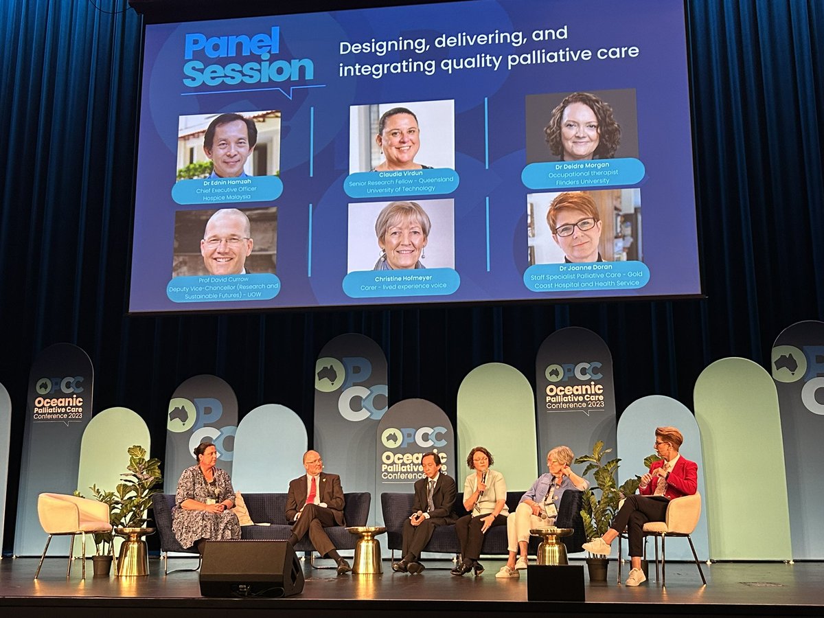 Dr Deirdre Morgan highlights the importance of rehabilitation in #PalliativeCare, helping people to adjust &amp; adapt to their life-limiting illness, not just functionally but also cognitively - empowering individuals to choose their care #23OPCC