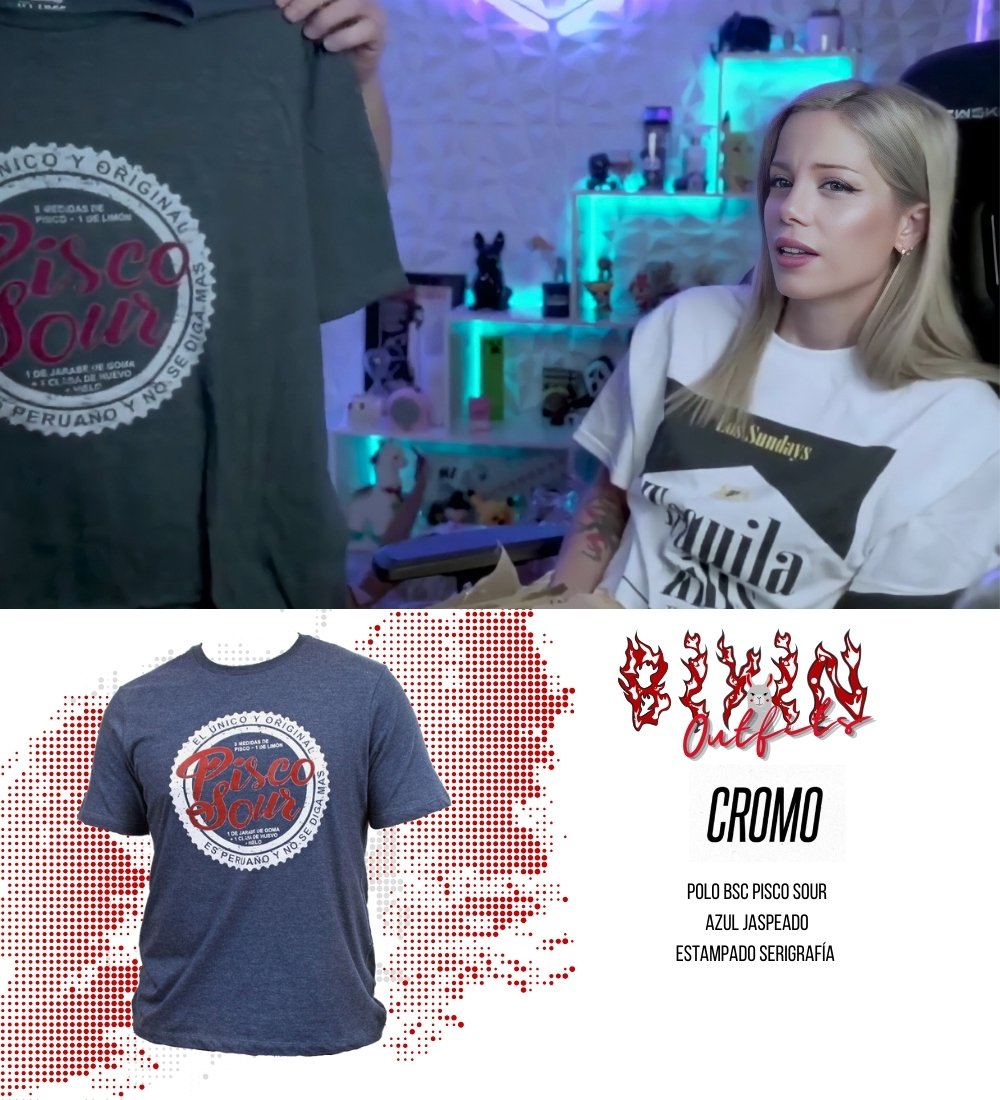 Camiseta Pisco Sour 🇵🇪 que le regalaron a Biyín.
ᴸᵒˢ ᶜᵒˡᵒʳᵉˢ ᵉⁿ ᵉˡ ˢᵗʳᵉᵃᵐ ˢᵉ ᵛᵉⁿ ᶜᵒⁿ ᵈⁱᶠᵉʳᵉⁿᵗᵉ ᵐᵃᵗⁱᶻ