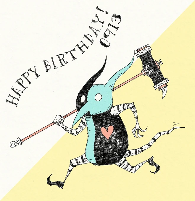 毎日誰かの誕生日!9月13日生まれの方、お誕生日おめでとうございます!9/13生まれの方に届くと嬉しいです。楽しむ事を忘れない1日となりますように!!#誕生日 #happybirthday #9月13日 #ボールペン画 