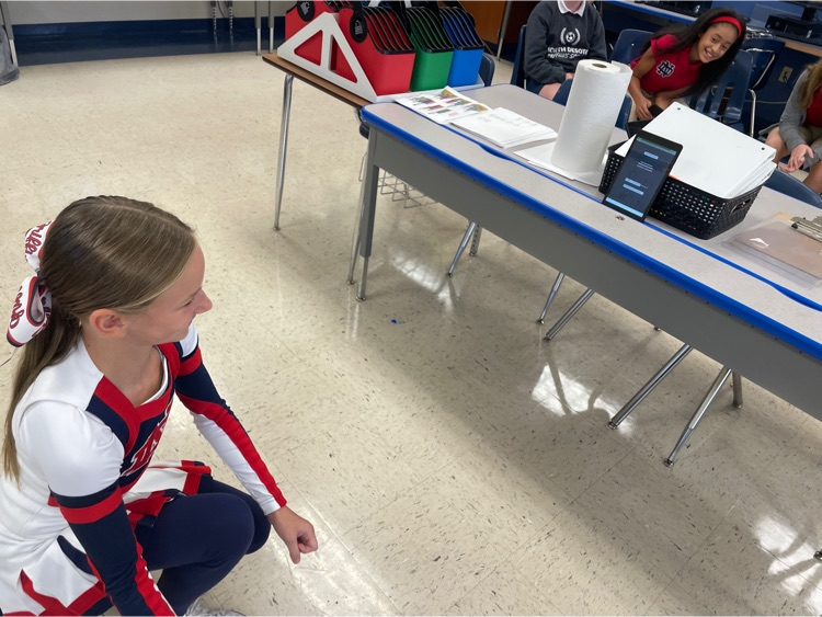 ndms_griffins's tweet photo. Mrs. Thomas’ App Creator students enjoy playing the Charades game they CREATED and CODED!! Way to go, Griffins! #wearethemightyndmsgriffins #ndms2324 #ndmsgriffinsareawesome #ndmsgriffinpride #ndmsstrong #griffinpride #TheDeSotoDifference #Learningwhilelaughing https://t.co/PeD2Qs3Px6