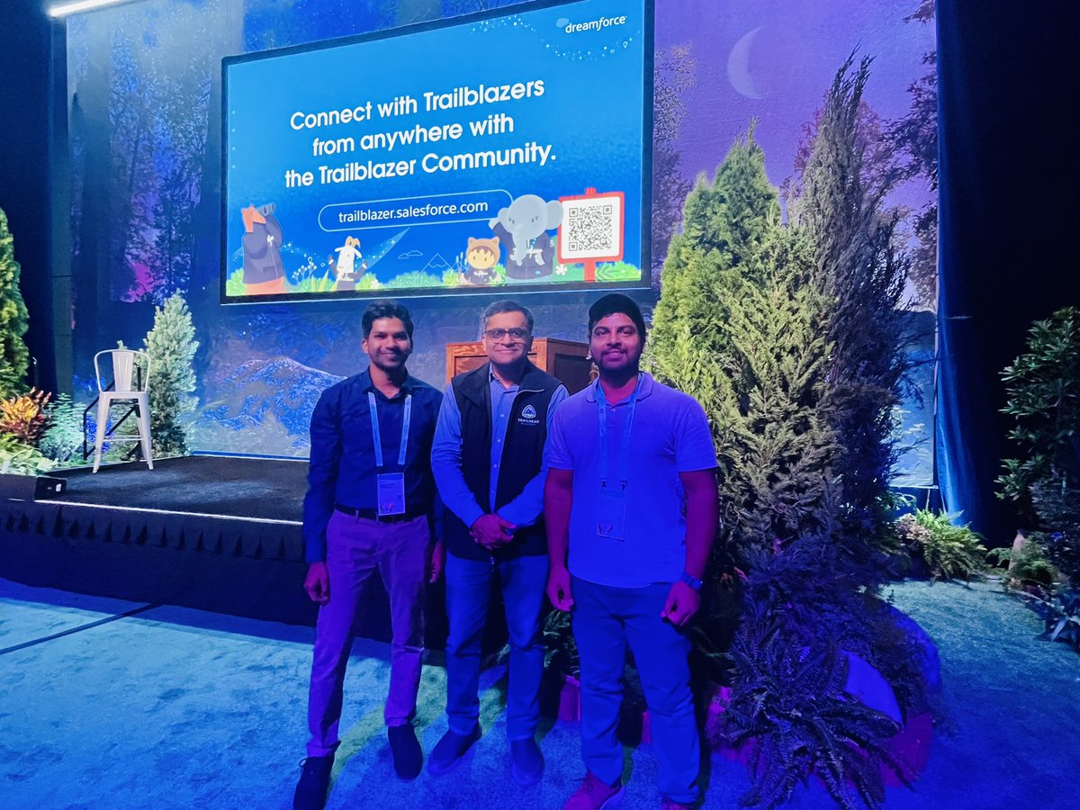 bteja159's tweet photo. @gauravkheterpal @Dreamforce @SalesforceDevs @MuleSoft @sawantakshata02 @MuleDev Glad to meet you in-person sir @gauravkheterpal https://t.co/BHfG1x8WIH