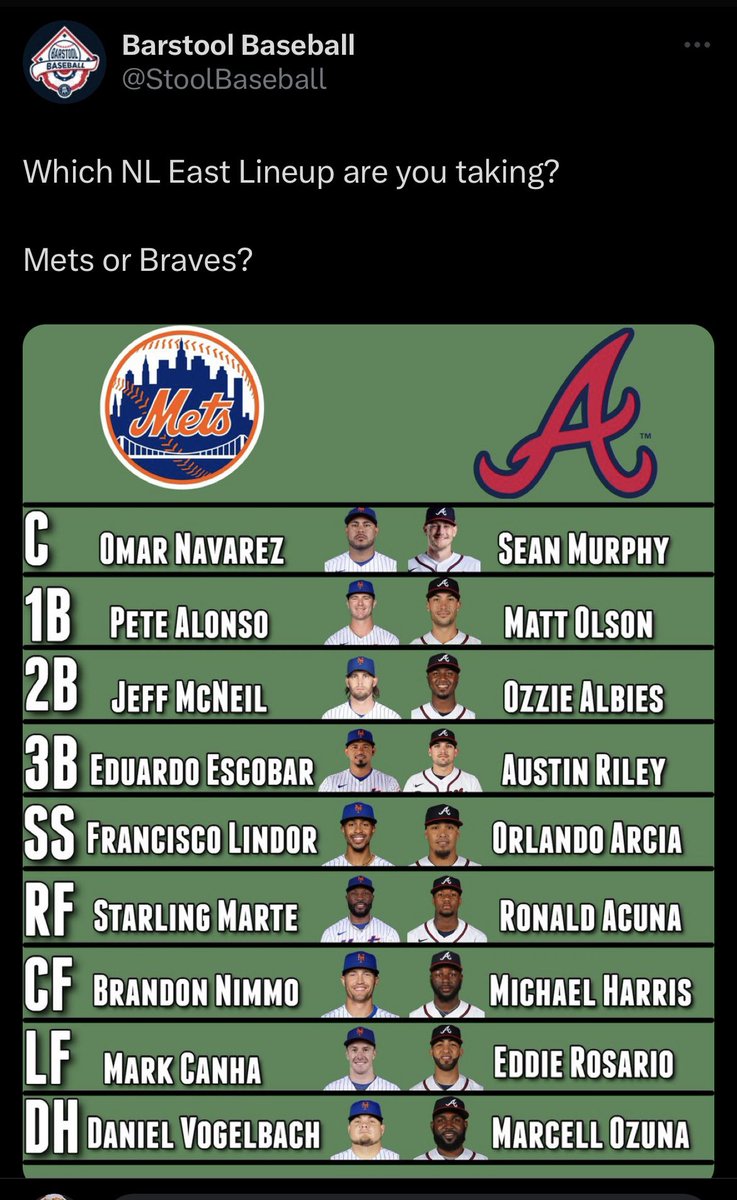 GeauxSportsTalk's tweet photo. Narrator: “Ronald Acuña Jr. then proceeded to hit 40 home runs and steal 70 bases, a feat that will stand the test of time” https://t.co/kG3mM008nn