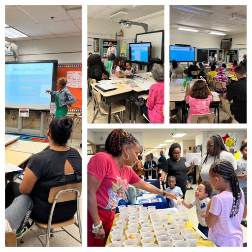 spoland123's tweet photo. Wonderful turnout at our Back to School night! Principal Murphy engaged the parents, teachers provided pertinent information and our lobby was filled with informative tables and a sweet treat for families on their way home! @HernwoodES @TamthePrincipal @MKeeler9 @nashaeb https://t.co/8X6hZYHCZa