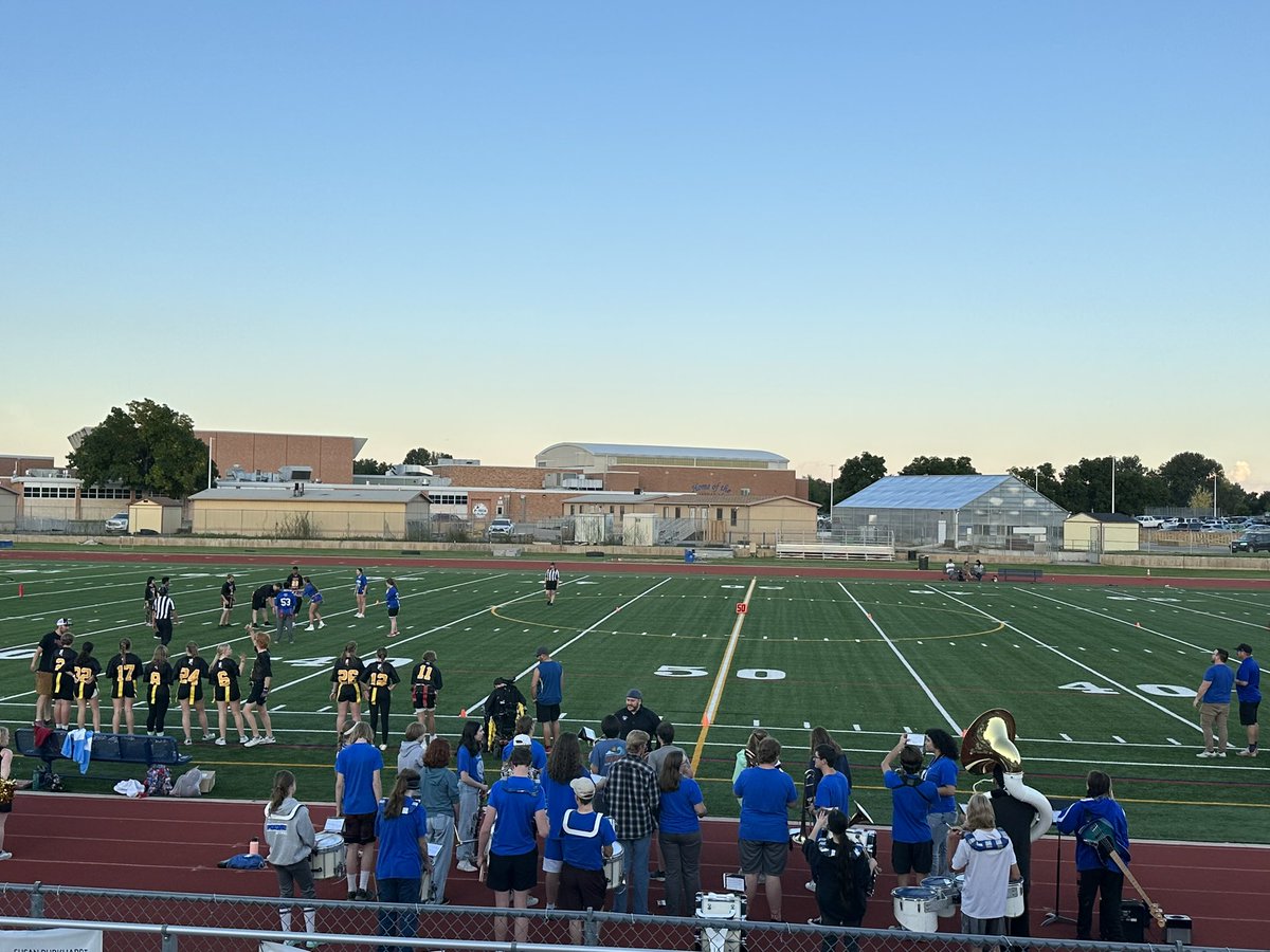 impalatweets's tweet photo. A great night of Unified Flag Football between the Poudre Impalas and the Rocky Mountain Lobos!🏈 Thank you to our pep band for bringing the school spirit!💙 https://t.co/X6PKgwX09a
