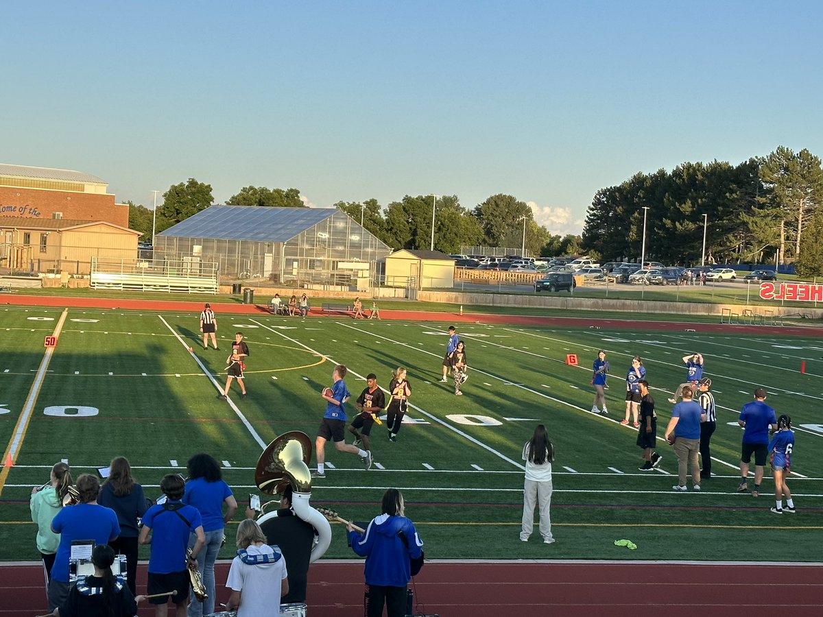 impalatweets's tweet photo. A great night of Unified Flag Football between the Poudre Impalas and the Rocky Mountain Lobos!🏈 Thank you to our pep band for bringing the school spirit!💙 https://t.co/X6PKgwX09a