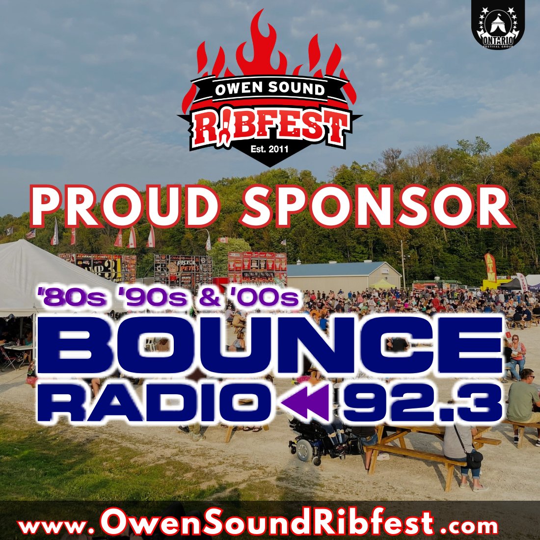 ribfestxca's tweet photo. The Owen Sound Ribfest 2023 begins this Friday; Sept. 15th - 17th 2023! This year we'll be featuring 4 of North America’s Best Rib Teams!
We would like to give a huge shoutout and so much thanks to our amazing sponsors for the Owen Sound Ribfest!
- City of Owen Sound
- Country 93 https://t.co/CJXcLLPRjv