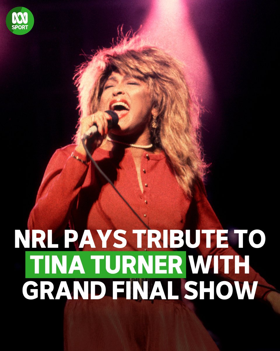 🏉🏆 Simply The Best! The cast of 'Tina - The Tina Turner Musical' will perform at this year's NRL Grand Final, 30 years after Tina's iconic performance at the Sydney Football Stadium.