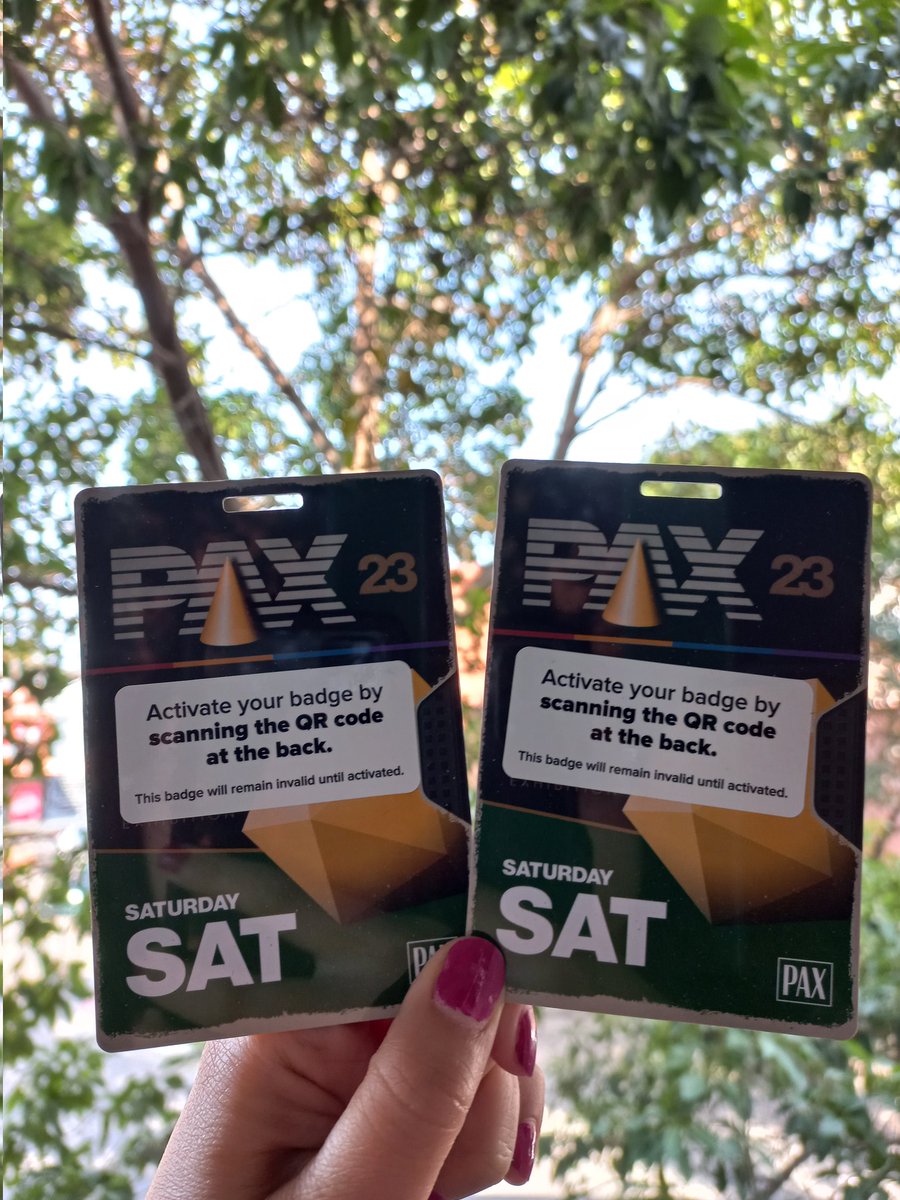 hotchipsplz's tweet photo. Hello Spring and hello @PAXAus badges! #paxaus https://t.co/ZpnejUyIVK