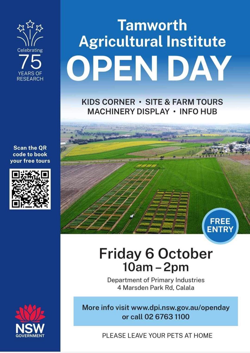 Join us for a day of discovery, fun and innovation where you can explore cutting edge research, join in on our tours, speak to industry experts at our Info hub, family fun in the kids corner or simply enjoy the Institute's beautiful landscape. @nswdpi