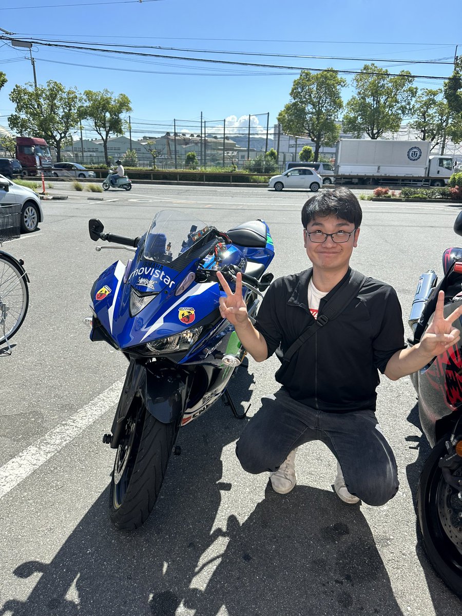 shunGSX1300R's tweet photo. 優希納車おめでとう！！！ https://t.co/qsNJwaUpNK