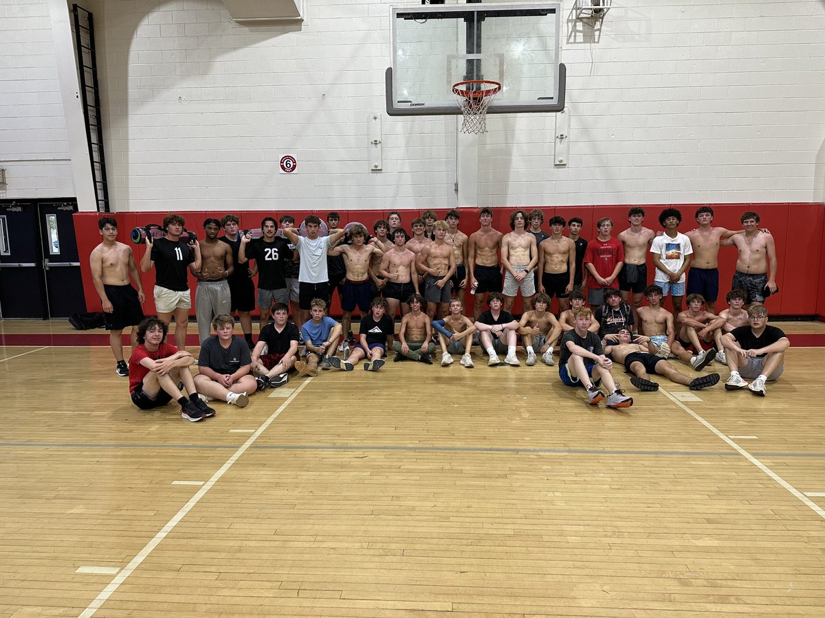 CHSBaseWarriors's tweet photo. In memory of the events of September 11th and to honor the actions of first responders, each of these young men climbed 110 flights of stairs - many with added weight - for today’s conditioning. 

So proud to live in the greatest country on earth and to be able to play a game!! https://t.co/UXL8VXQRR4