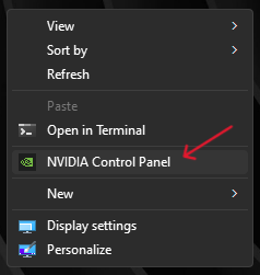 Here are some quick NVIDIA settings to make your VALORANT run smoother.. 🧵 Firstly, right-click your desktop to access the NVIDIA Control Panel (for Windows 11 users, you'll have to click on the 'Show more options' button first) 👇