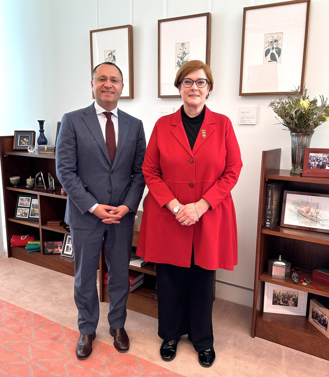 I was really pleased to get an opportunity to see Senator  <a href="/MarisePayne/">Marise Payne</a> yesterday ahead of her Valedictory Speech today in the Parliament marking her exit from the political life after 26 years of public service in the Senate.

As a war time Ambassador, I could not have imagined