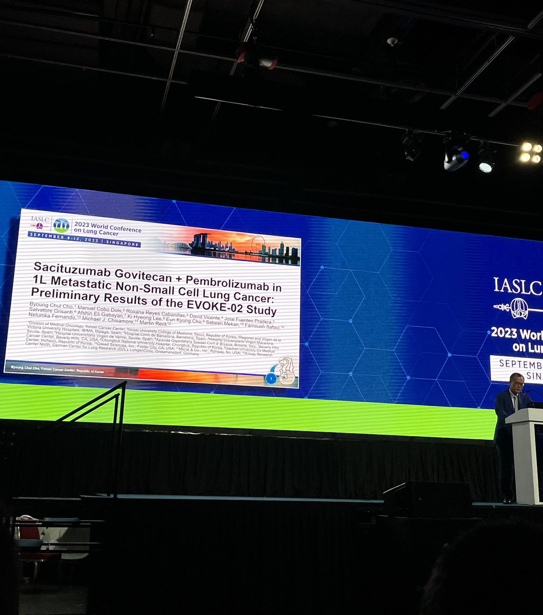 Thrilled to have been at #WCLC23 🫁🔬 Delving into the latest data on lung cancer research - these discoveries are paving the way for a brighter future. 🌟👩‍🔬 Stay tuned for insights that could change lives! 💪💙 <a href="/NReguart/">Noemi Reguart</a>