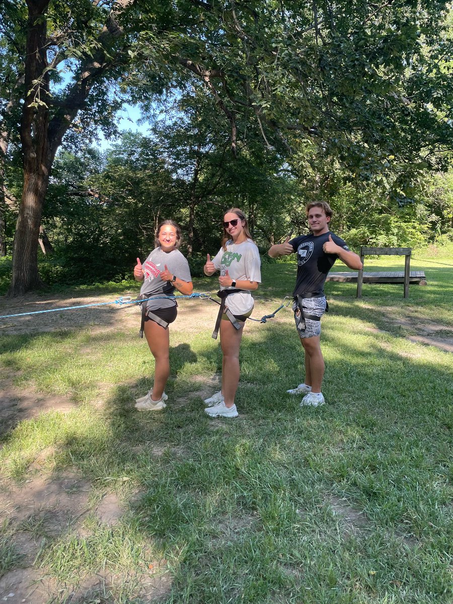 UNLStrengths's tweet photo. CSI at camp ‼️ Builders and coaches had so much fun at camp Kitaki ⛺️ 🪵 🍂 We loved bonding with one another and growing closer as a community ! #csicommunity https://t.co/SDDSrAK43m