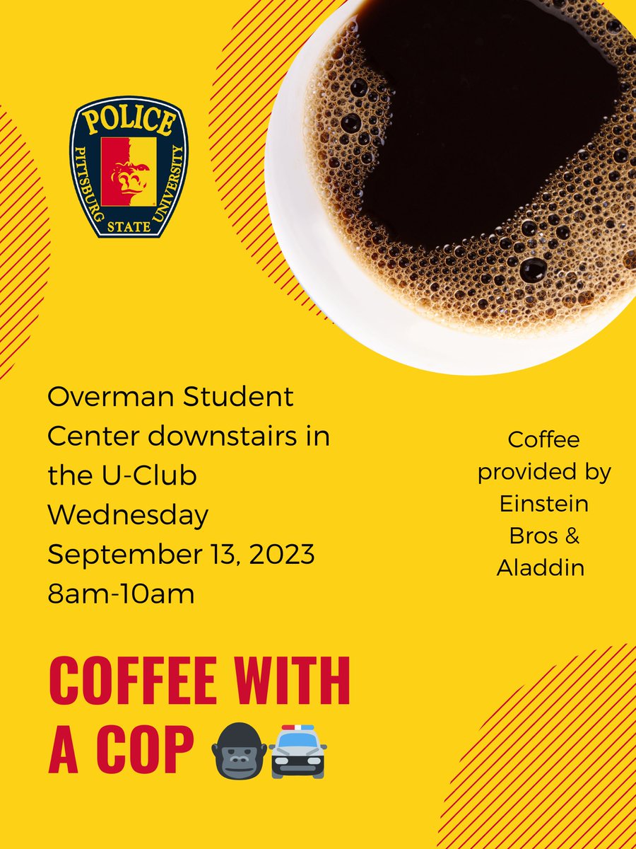 Gorillas-meet us in the U-Club tomorrow, Wednesday from 8am-10am for free coffee and bagels!